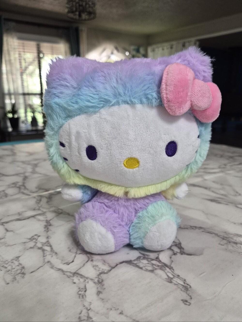 Hello Kitty Pastel Rainbow Plush